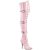 Pleaser SEDUCE-3028 Bottes cuissardes Vernis Rose EU-38/US-8