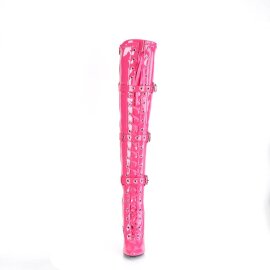 Pleaser SEDUCE-3028 Bottes cuissardes Vernis Rose EU-37/US-7