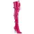 Pleaser SEDUCE-3028 Bottes cuissardes Vernis Rose EU-39/US-9