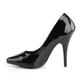Pleaser SEDUCE-420 Escarpins Vernis Noir EU-39/US-9
