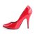 Pleaser SEDUCE-420 Escarpins Vernis Rouge EU-35/US-5