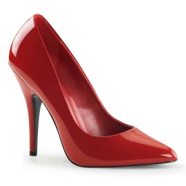 Pleaser SEDUCE-420 Escarpins Vernis Rouge EU-37/US-7