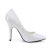 Pleaser SEDUCE-420 Escarpins Vernis Blanc EU-37/US-7