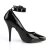 Pleaser SEDUCE-431 Escarpins Vernis Noir EU-35/US-5