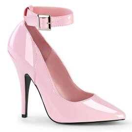 Pleaser SEDUCE-431 Escarpins Vernis Rose EU-35/US-5