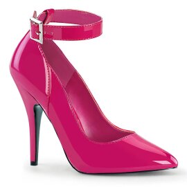 Pleaser SEDUCE-431 Escarpins Vernis Rose EU-35/US-5