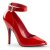 Pleaser SEDUCE-431 Escarpins Vernis Rouge EU-44/US-14