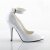 Pleaser SEDUCE-431 Escarpins Vernis Blanc EU-35/US-5