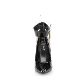Pleaser SEDUCE-432 Escarpins Vernis Noir EU-35/US-5