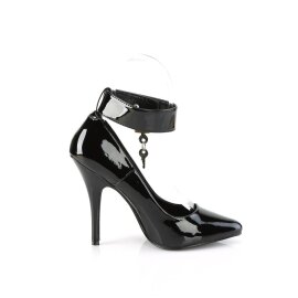 Pleaser SEDUCE-432 Escarpins Vernis Noir EU-35/US-5