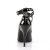 Pleaser SEDUCE-443 Escarpins Vernis Noir EU-42/US-12
