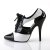 Pleaser SEDUCE-458 Escarpins Vernis Noir EU-35/US-5