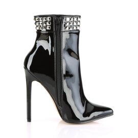 Pleaser SEXY-1006 Bottines Vernis Noir EU-41/US-11
