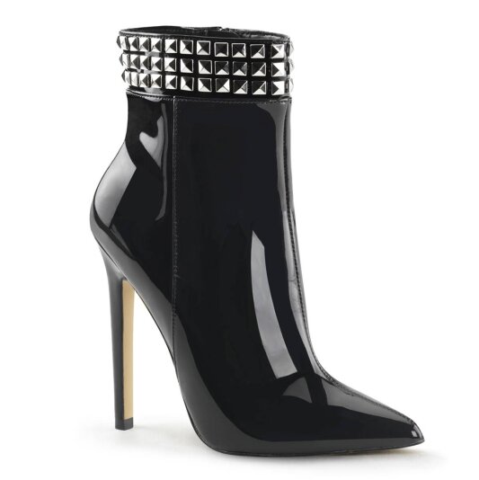 Pleaser SEXY-1006 Bottines Vernis Noir EU-35/US-5