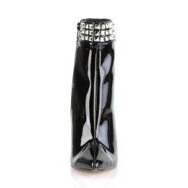 Pleaser SEXY-1006 Bottines Vernis Noir EU-35/US-5