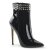Pleaser SEXY-1006 Bottines Vernis Noir EU-37/US-7