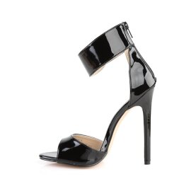 Pleaser SEXY-19 Sandales Vernis Noir EU-35/US-5