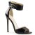 Pleaser SEXY-19 Sandales Vernis Noir EU-35/US-5