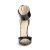 Pleaser SEXY-19 Sandales Vernis Noir EU-35/US-5