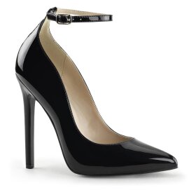 Pleaser SEXY-23 Escarpins Vernis Noir EU-37/US-7