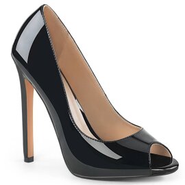 Pleaser SEXY-42 Escarpins Vernis Noir EU-35/US-5