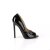 Pleaser SEXY-42 Escarpins Vernis Noir EU-35/US-5