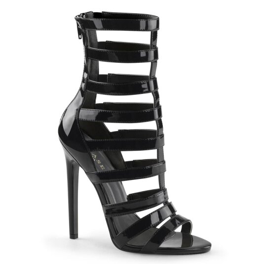 Pleaser SEXY-52 Sandales Vernis Noir EU-35/US-5