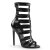 Pleaser SEXY-52 Sandales Vernis Noir EU-35/US-5