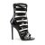 Pleaser SEXY-52 Sandales Vernis Noir EU-35/US-5