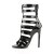 Pleaser SEXY-52 Sandales Vernis Noir EU-38/US-8