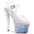 Pleaser SKY-308MC Mules à plateforme Transparent Bleu EU-39/US-9