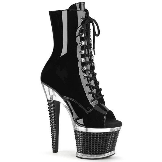Pleaser SPECTATOR-1021 Bottines à plateforme Vernis Noir EU-40/US-10