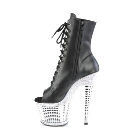 Pleaser SPECTATOR-1021RS Bottines à plateforme Vernis Noir EU-38/US-8