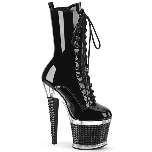 Pleaser SPECTATOR-1040 Bottines à plateforme Vernis Noir EU-37/US-7