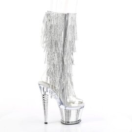 Pleaser SPECTATOR-2017RSF Bottines à plateforme Chrome Argent EU-38/US-8