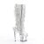 Pleaser SPECTATOR-2017RSF Bottines à plateforme Chrome Argent EU-38/US-8