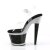 Pleaser SPECTATOR-708RS Sandales à plateforme Strass Argent EU-37/US-7