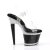 Pleaser SPECTATOR-708RS Sandales à plateforme Strass Argent EU-37/US-7