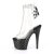 Pleaser STARDUST-1018C-2RS Bottines à plateforme Transparent Noir EU-35/US-5