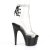 Pleaser STARDUST-1018C-2RS Bottines à plateforme Transparent Noir EU-35/US-5