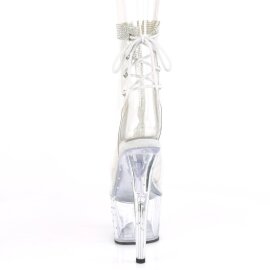 Pleaser STARDUST-1018C-2RS Bottines à plateforme Transparent EU-39/US-9