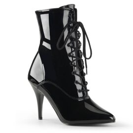 Pleaser VANITY-1020 Bottines Vernis Noir EU-37/US-7