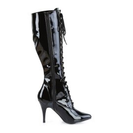 Pleaser VANITY-2020 Bottes Vernis Noir EU-38/US-8