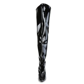 Pleaser VANITY-3010 Bottes cuissardes Vernis Noir EU-37/US-7