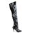 Pleaser VANITY-3010 Bottes cuissardes Vernis Noir EU-38/US-8