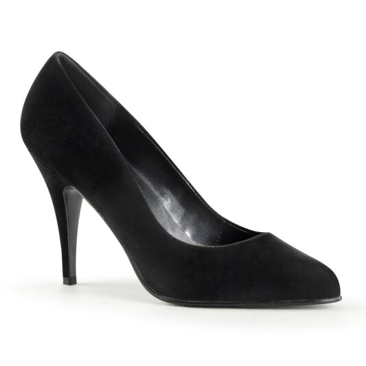Pleaser VANITY-420 Escarpins Velours Noir EU-35/US-5