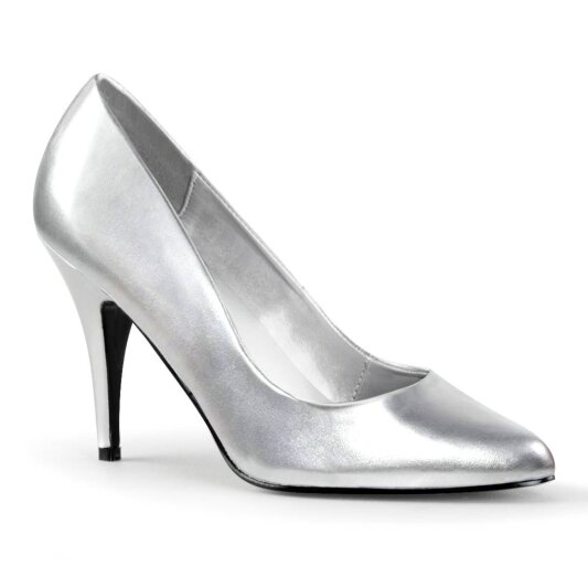 Pleaser VANITY-420 Escarpins Cuir synthétique Argent EU-35/US-5