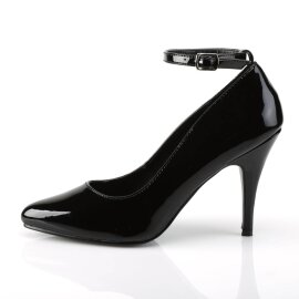 Pleaser VANITY-431 Escarpins Vernis Noir EU-35/US-5