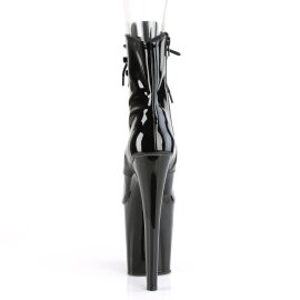 Pleaser XTREME-1021 Bottines à plateforme Vernis Noir EU-37/US-7