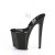 Pleaser XTREME-808CRS Sandales à plateforme Transparent Noir EU-35/US-5